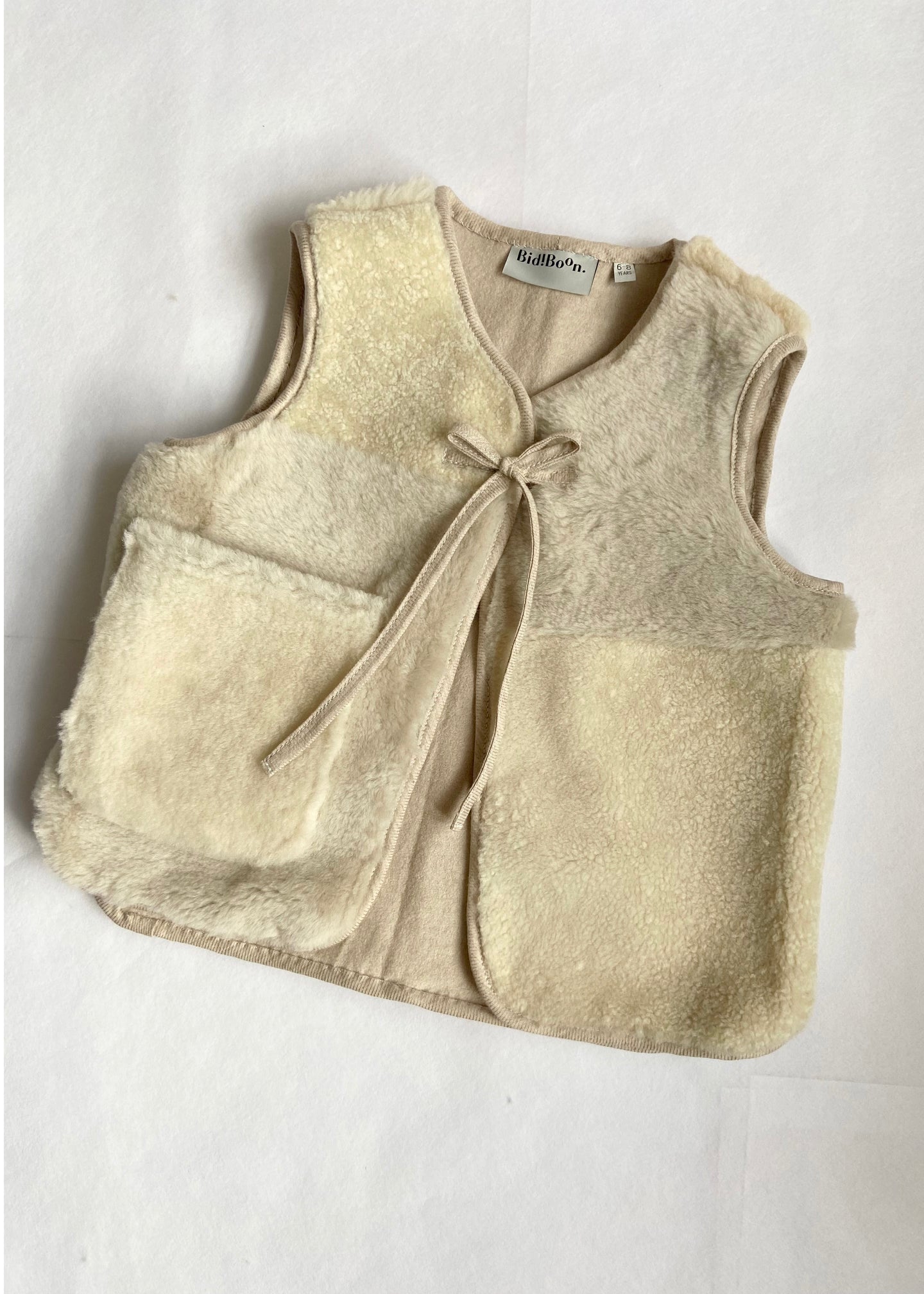 Fluffy Cloud Vest 6-8 Years